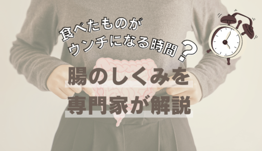 食べたものがウンチになるまで〇時間！腸のしくみを専門家が解説