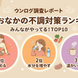 冬のおなかの不調の原因と対策は？ウンログユーザーにきいた「冬のおなかの不調対策ランキング」